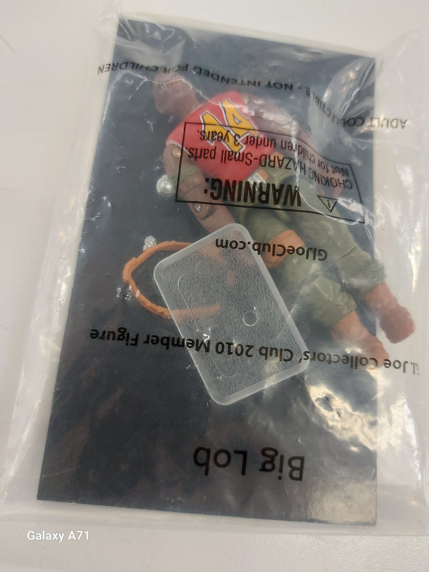 GI Joe Big Lob 2010 Collectors Club Membership Exclusive