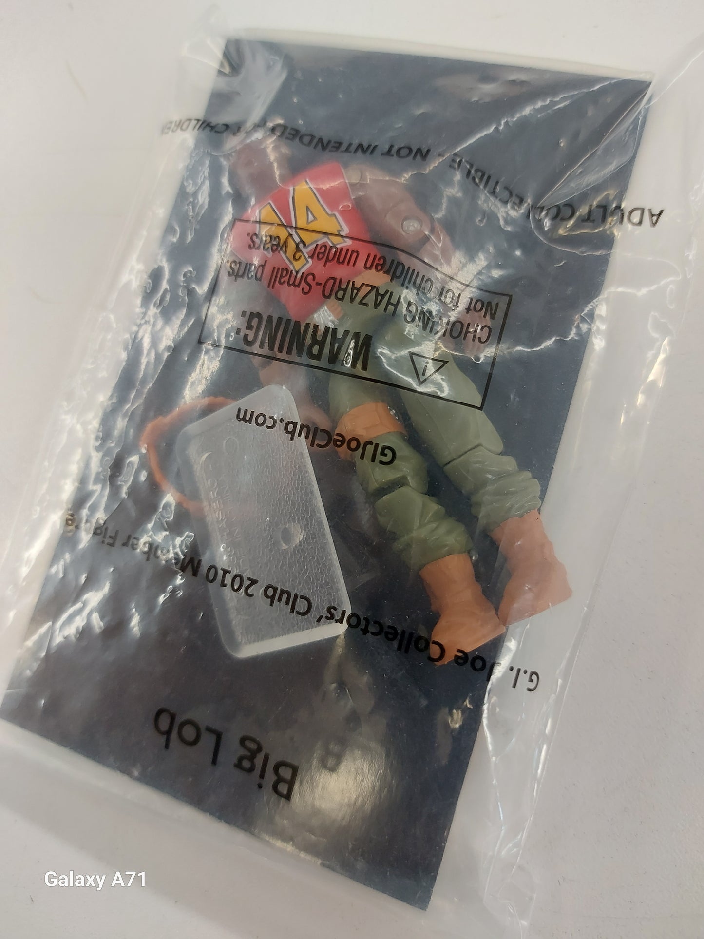 GI Joe Big Lob 2010 Collectors Club Membership Exclusive