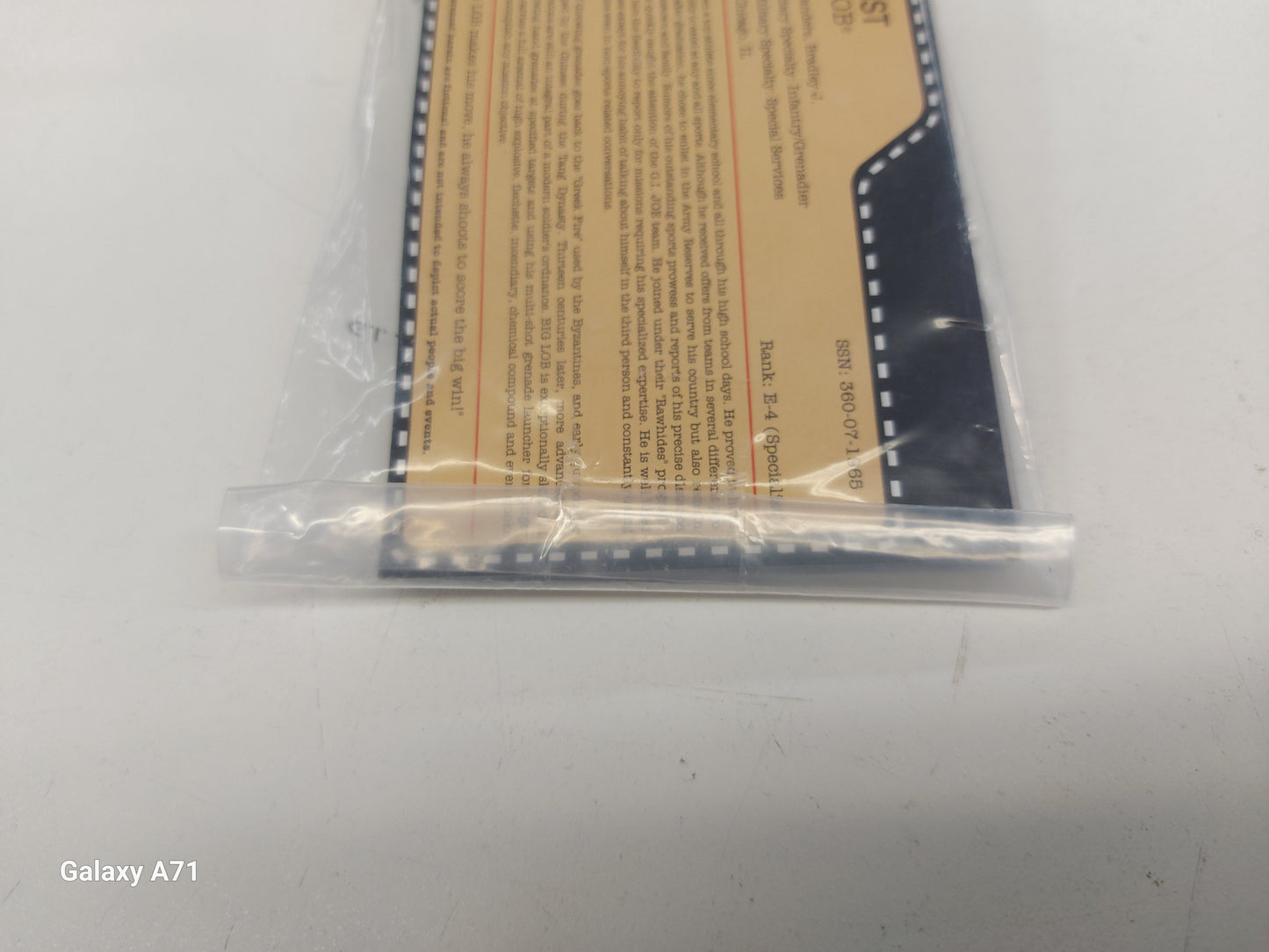 GI Joe Big Lob 2010 Collectors Club Membership Exclusive