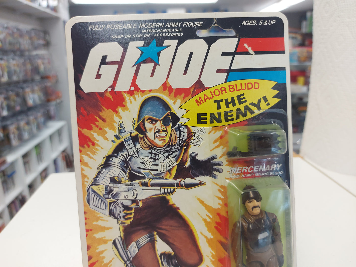 GI Joe 1983 Major Bludd MOC