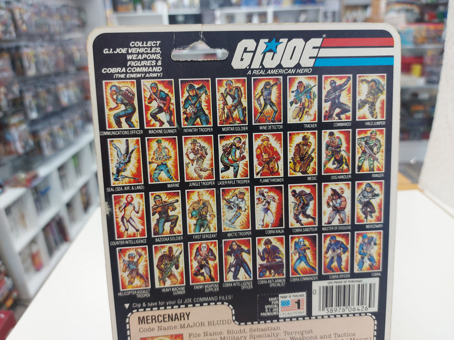GI Joe 1983 Major Bludd MOC