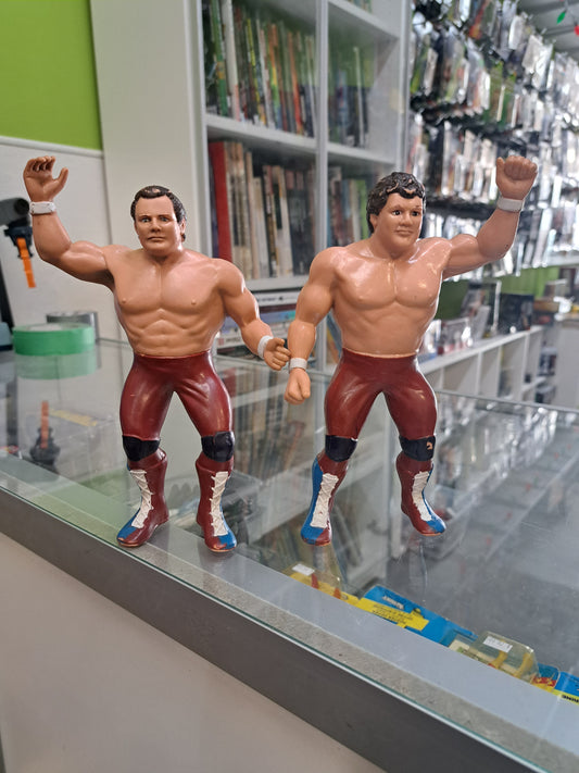 WWF LJN 1986 British Bulldogs Davey Boy Smith & Dynamite Kid Wrestling Superstars