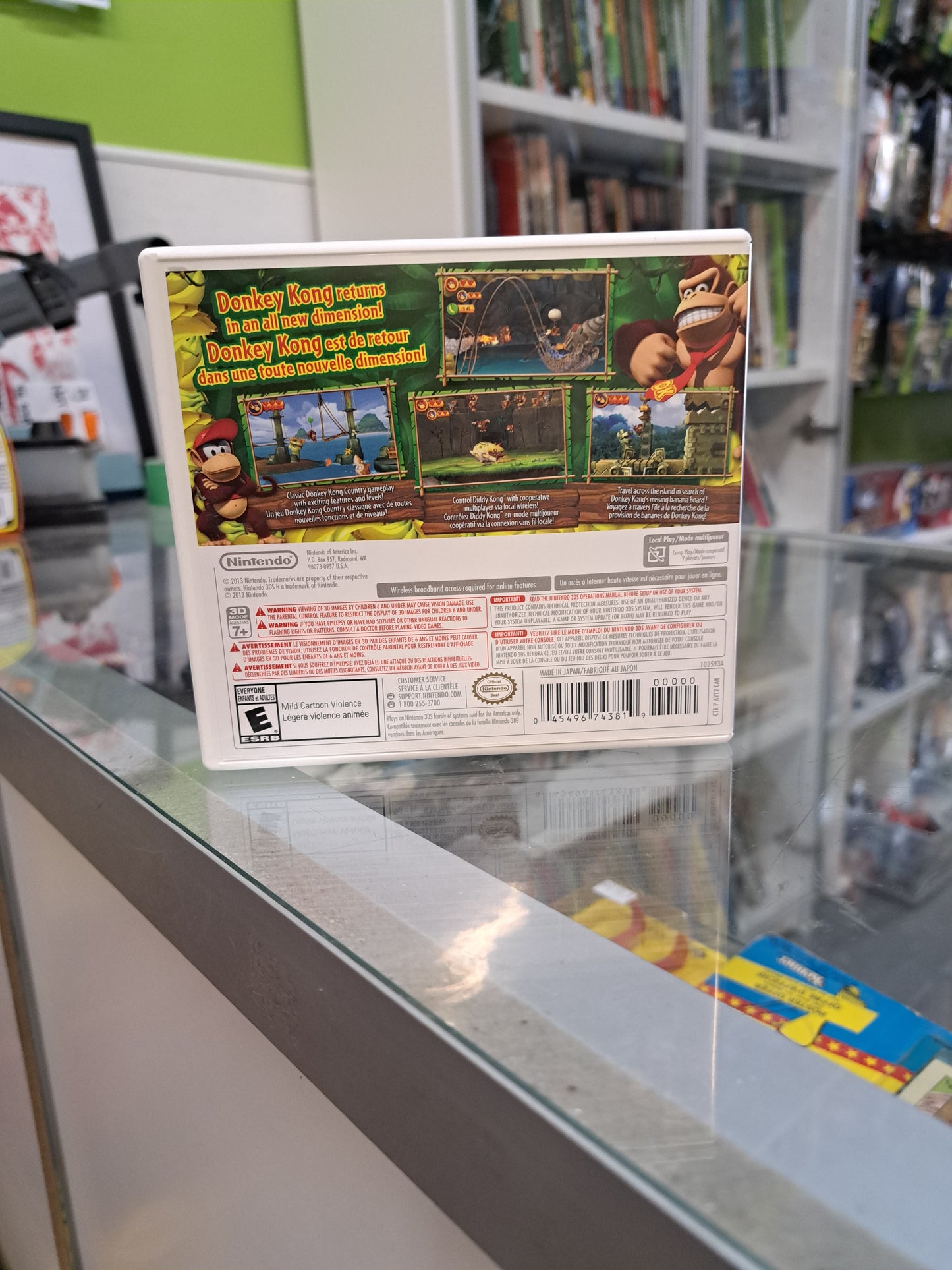 Donkey Kong Country Returns 3D Nintendo Selects 3DS CIB