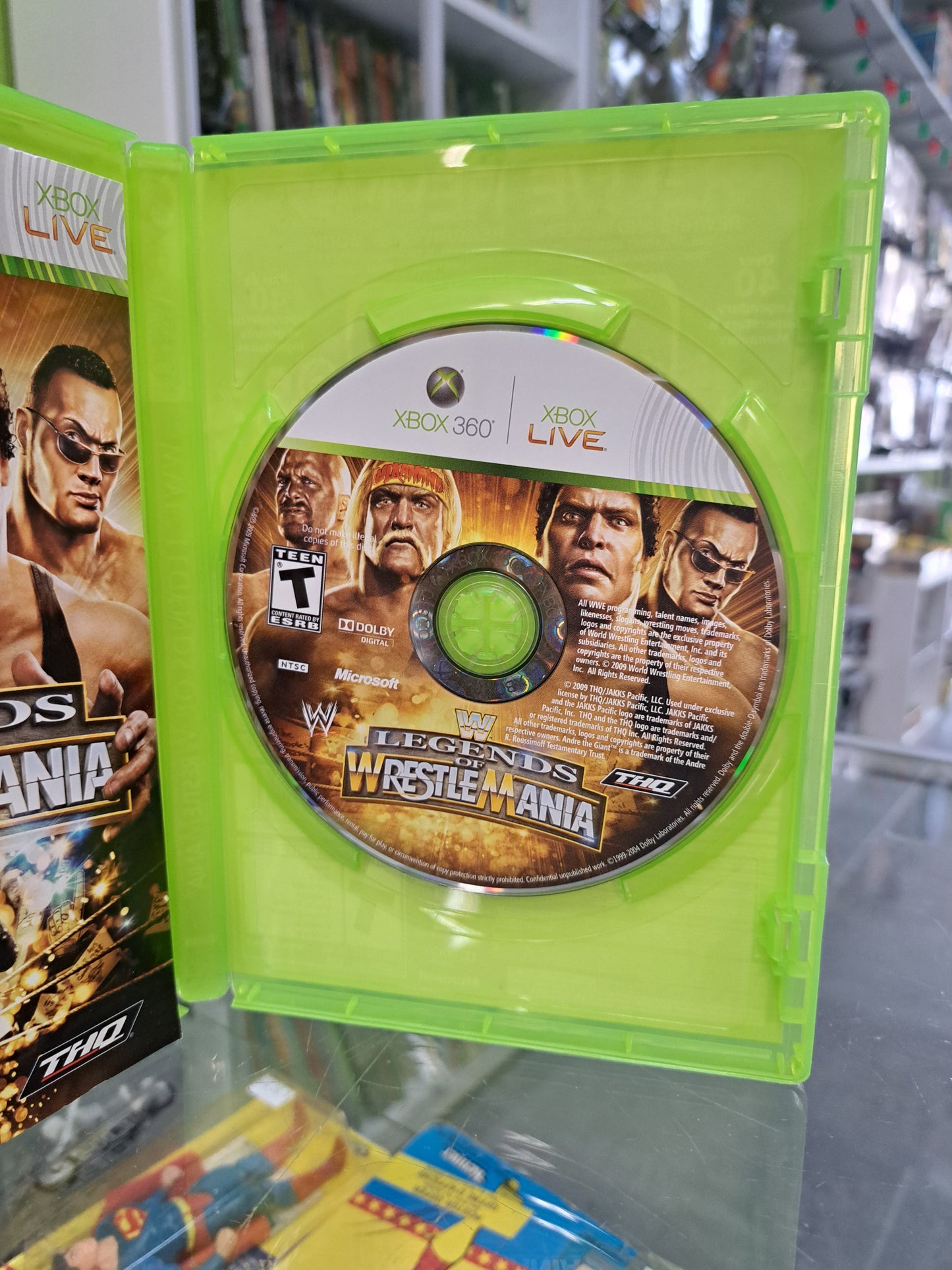 WWE Legends of Wrestlemania XBox 360 CIB WWF