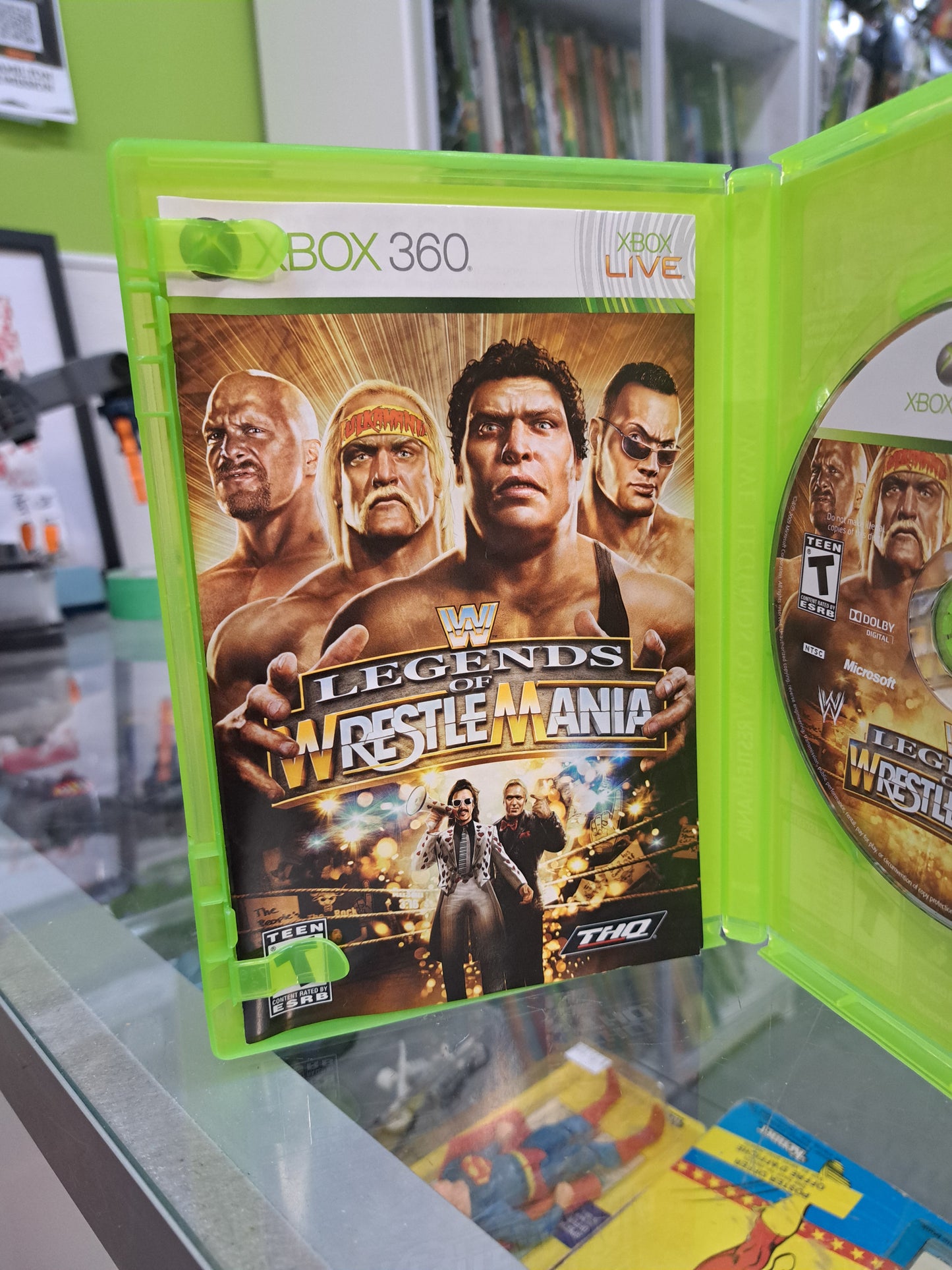 WWE Legends of Wrestlemania XBox 360 CIB WWF