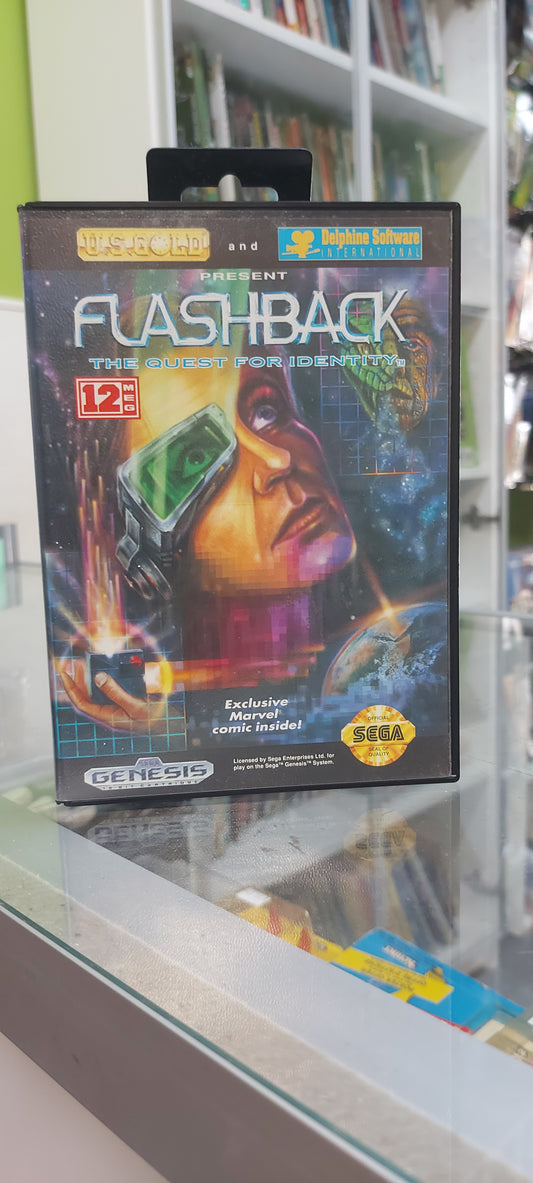Flashback The Quest for Identity Sega Genesis CIB