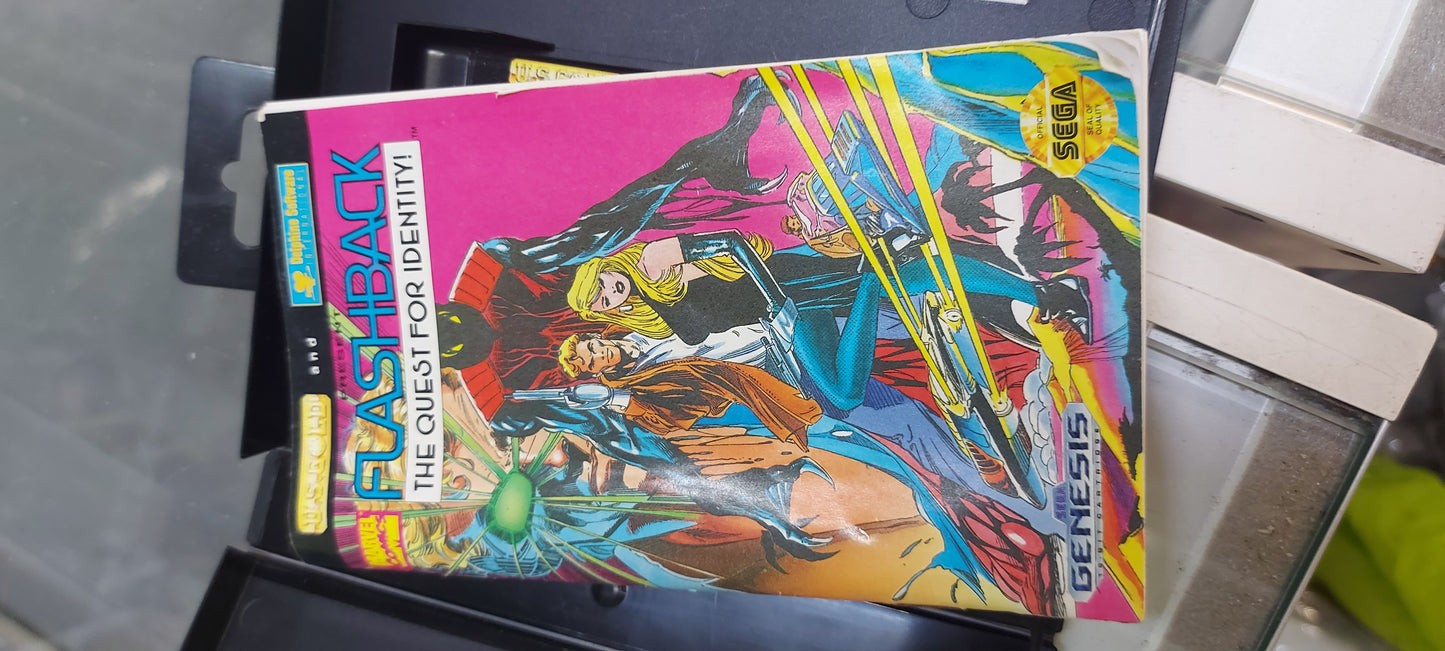 Flashback The Quest for Identity Sega Genesis CIB