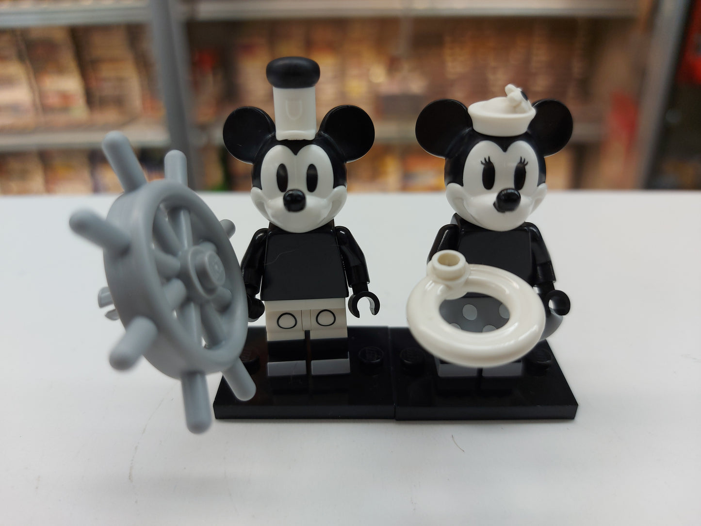 Lego Steamboat Willie Mickey & Minnie Mouse