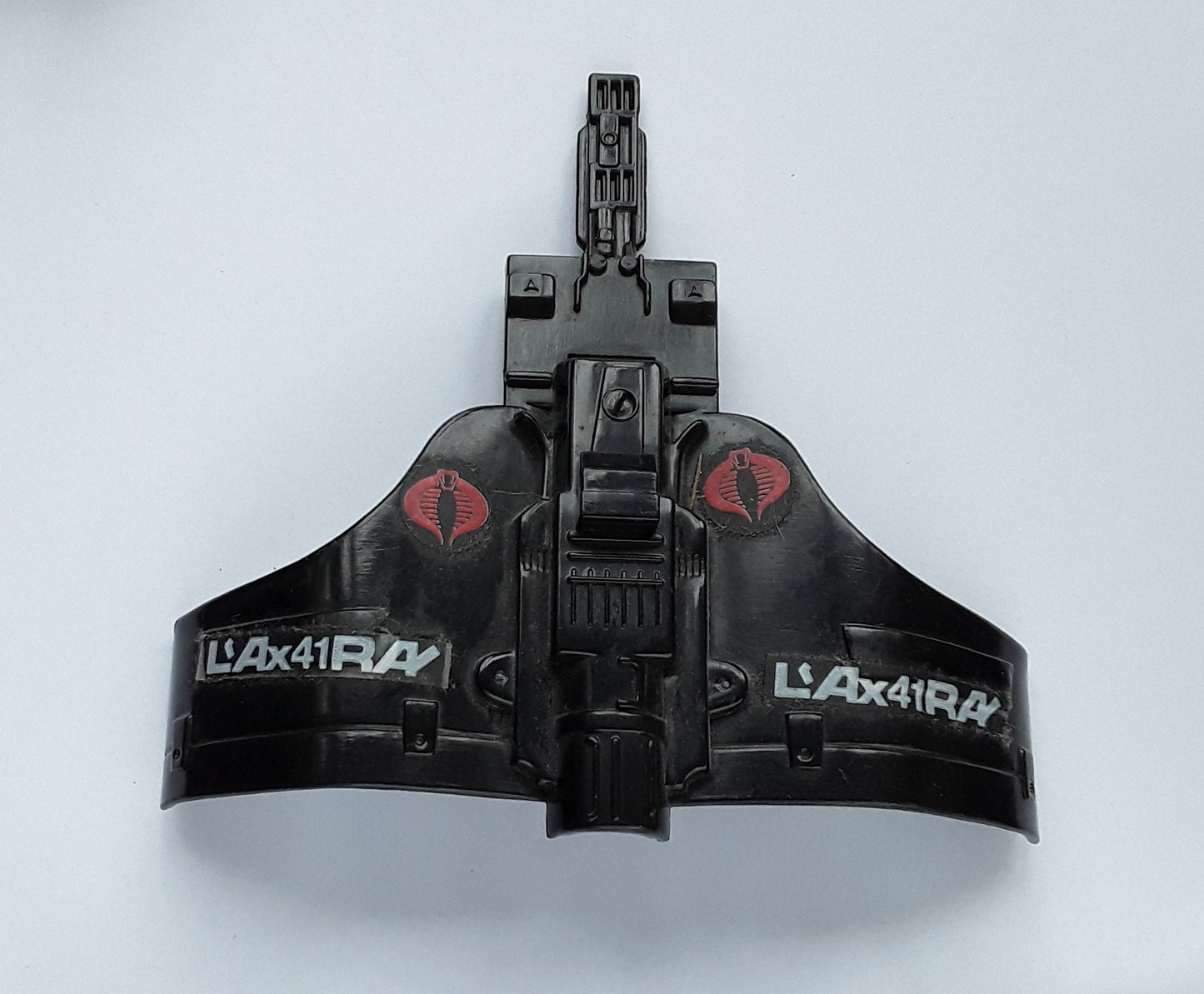 GI Joe Cobra Sea Ray - Tail Fin (White Cobra Stickers) Accessory