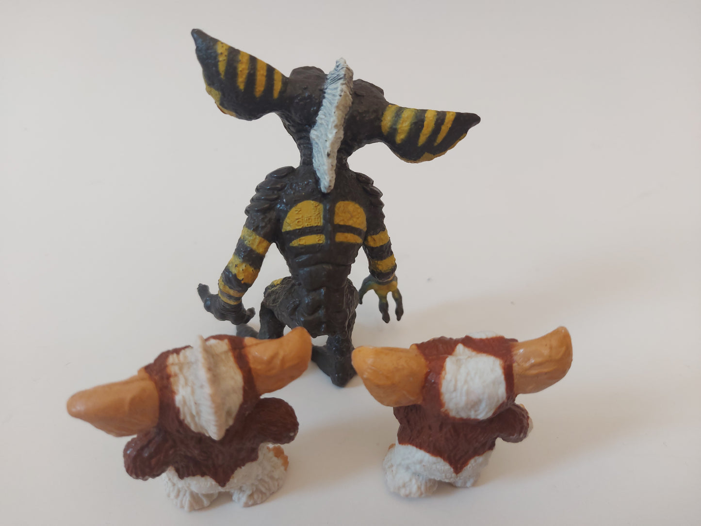 1984 LJN Gremlins PVC Figure Set - Spike Stripe Gizmo 2" & 3.5"