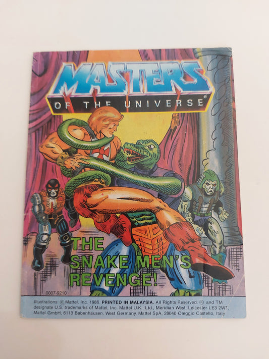MOTU Mini Comic The Snake Men's Revenge Bilingual Original Mattel Masters of the Universe