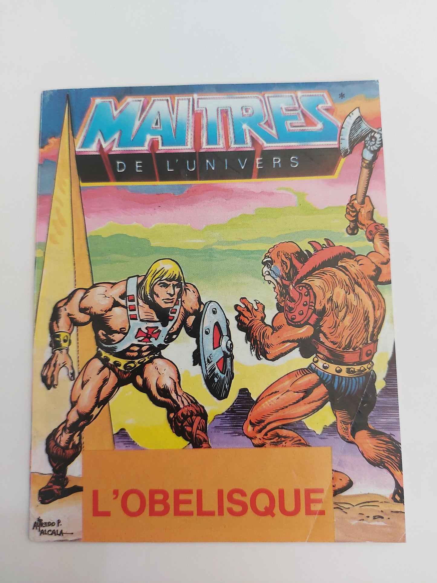 MOTU Mini Comic The Obelisk Original Mattel Bilingual