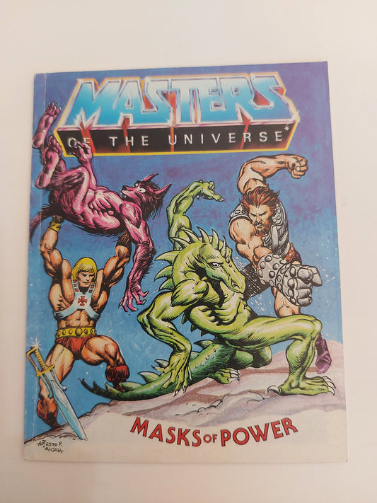 MOTU Mini Comic Masks of Power Original Mattel Bilingual