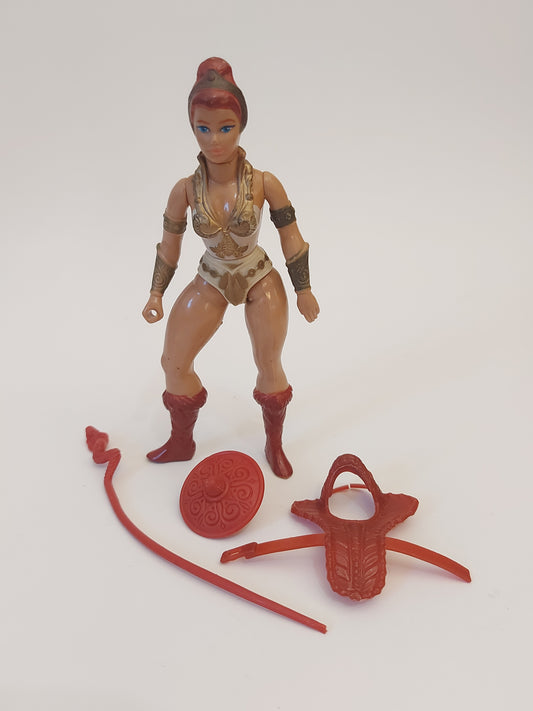 MOTU Masters of the Universe Teela Action Figure 100% Complete Vintage Mattel