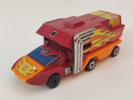 Transformers G1 1986 Rodimus Prime Vehicle Car & Trailer