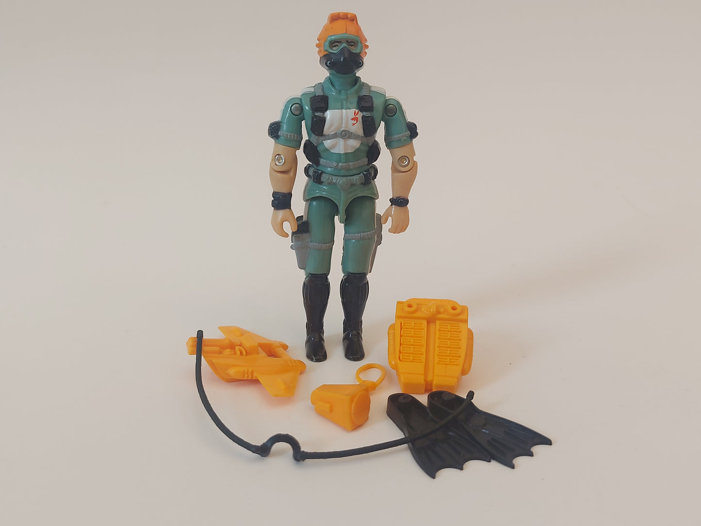 GI Joe 1986 Wet Suit 100% Complete Vintage Hasbro