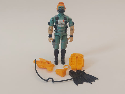 GI Joe 1986 Wet Suit 100% Complete Vintage Hasbro