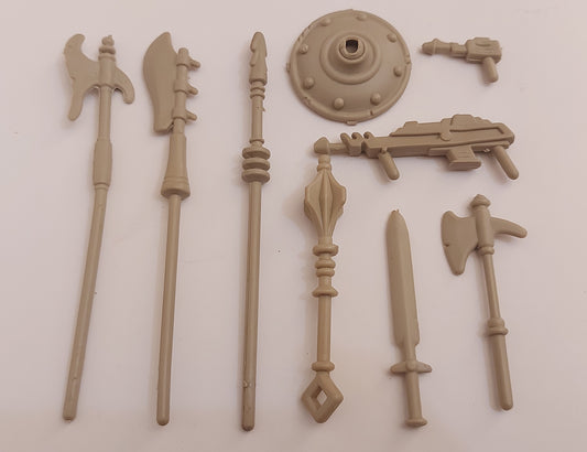 MOTU Masters of the Universe Castle Grayskull Weapons Set w/ Sword & Laser Pistol