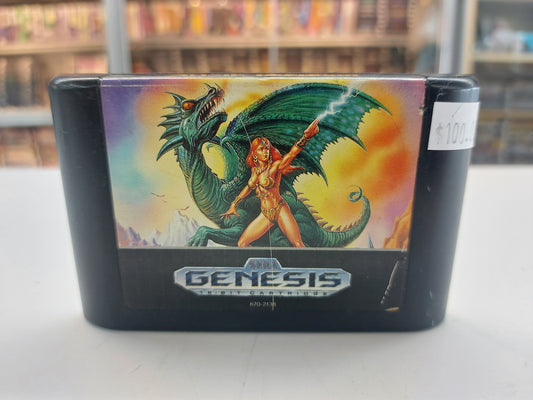 Alisia Dragoon Sega Genesis Cartridge Tested Working