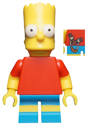 Lego Simpsons Minifigures Series 1 Bart Simpson 100% Complete