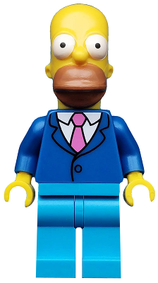 Lego Simpsons Minifigures Series 2 Date Night Homer 100% Complete