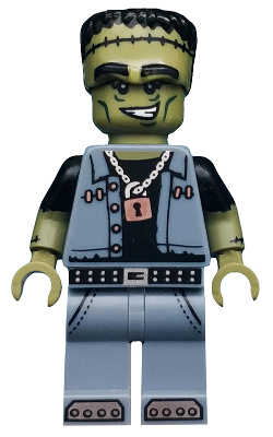 Lego Minifigures Series 14 Halloween Frankenstein Monster Rocker 100% Complete