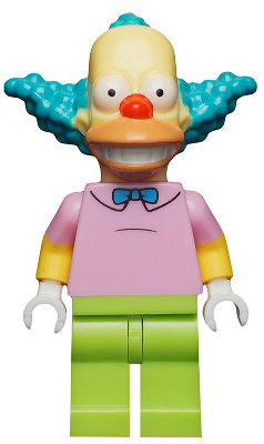 Lego Simpsons Minifigures Series 1 Krusty the Clown 100% Complete
