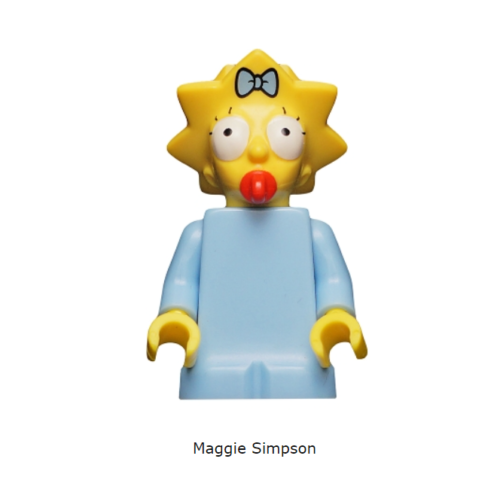 Lego Simpsons Minifigures Series 2 Maggie Simpson 100% Complete