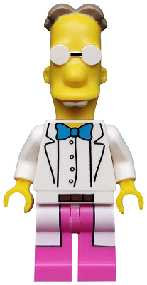 Lego Simpsons Minifigures Series 2 Professor Frink 100% Complete