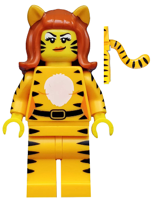 Lego Minifigures Series 14 Halloween Tiger Cat 100% Complete