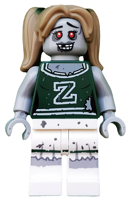 Lego Minifigures Series 14 Halloween Zombie Cheerleader 100% Complete