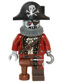 Lego Minifigures Series 14 Halloween Zombie Pirate Captain 100% Complete