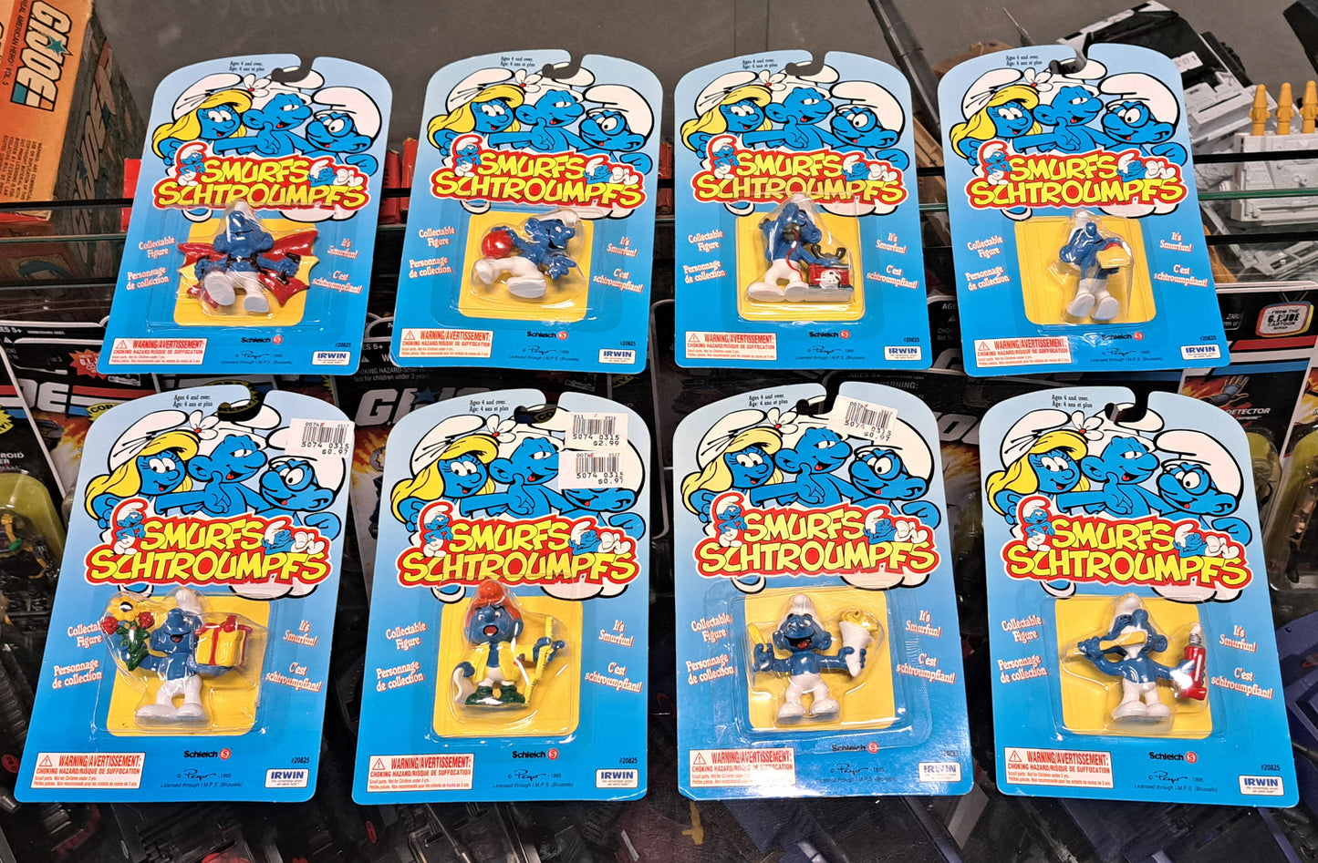 Smurfs Collection 8 Figures Unopened