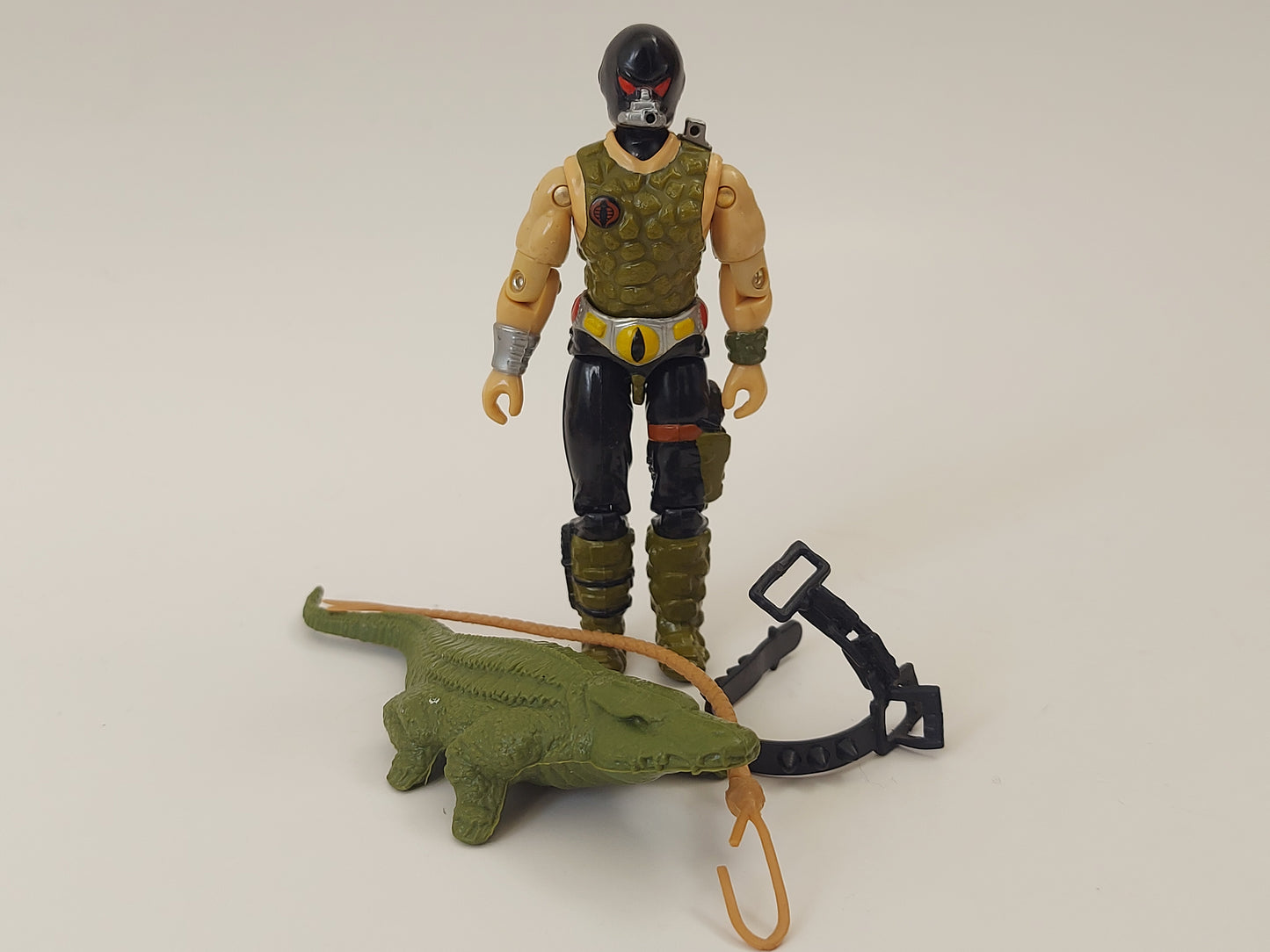 GI Joe 1987 Croc Master Figure Cobra Hasbro Vintage