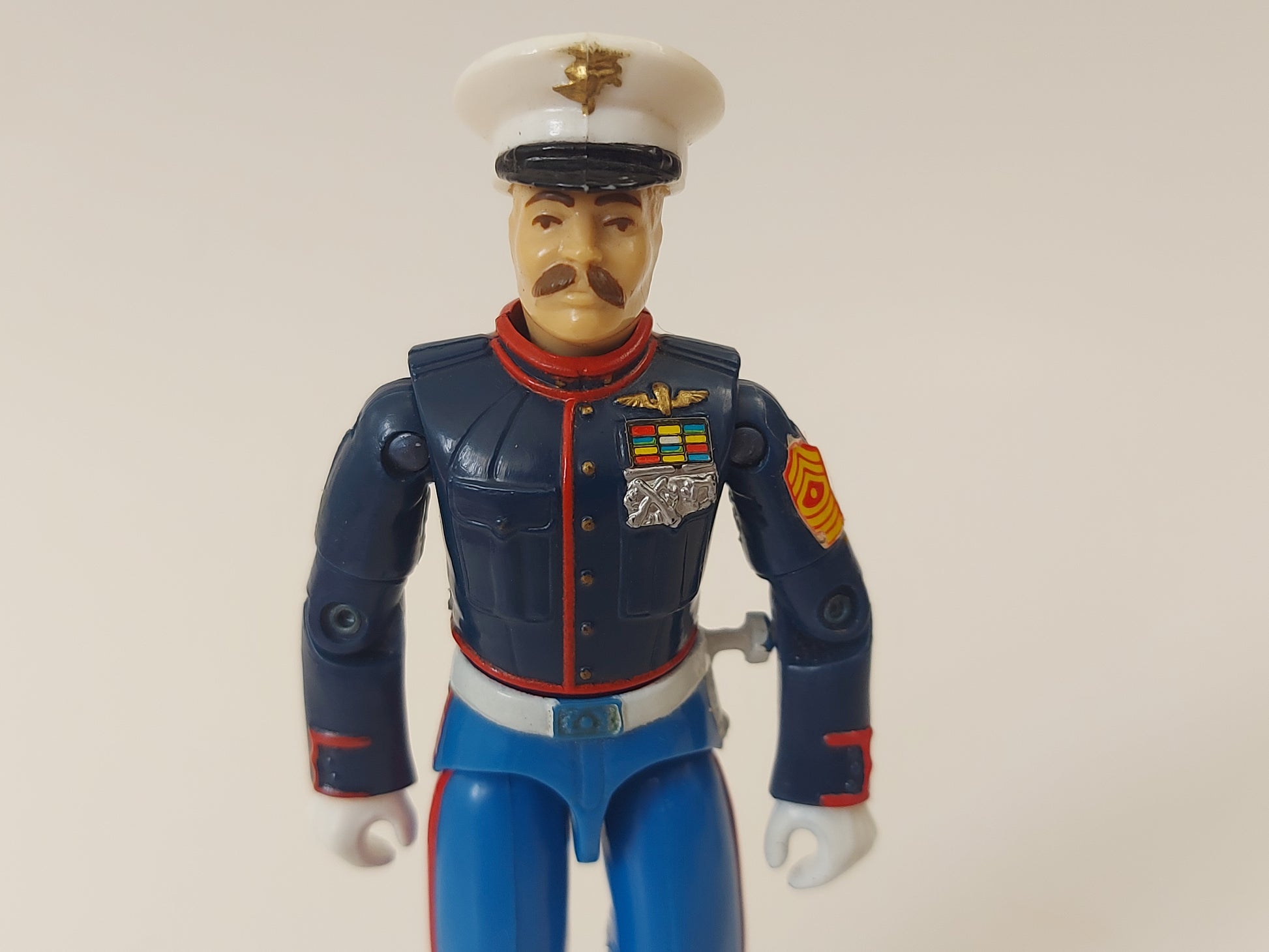 GI Joe 1987 Gung Ho Figure Marine Dress Blues Vintage Hasbro GI Joe 1987 Gung Ho Figure Marine Dress Blues Vintage Hasbro