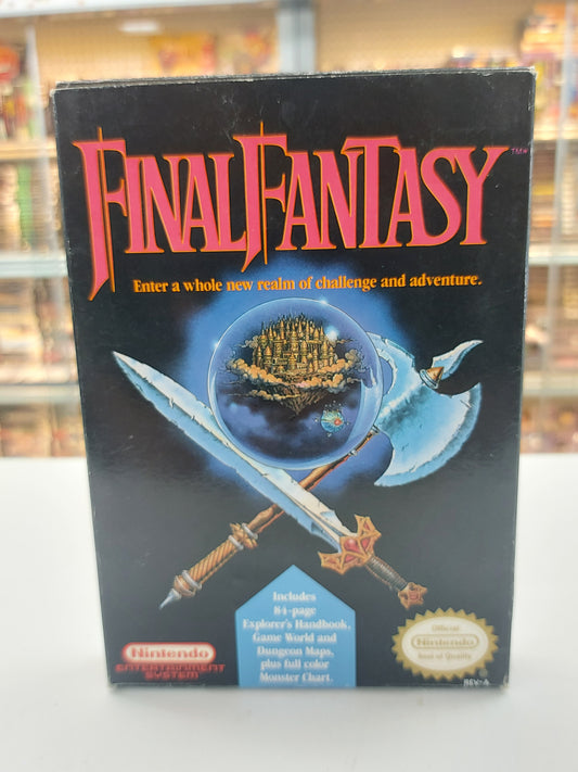 Final Fantasy NES CIB Complete in Box Nintendo