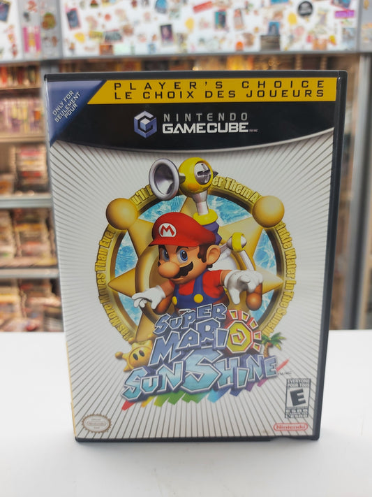 Super Mario Sunshine Player's Choice Nintendo Gamecube CIB Complete in Box